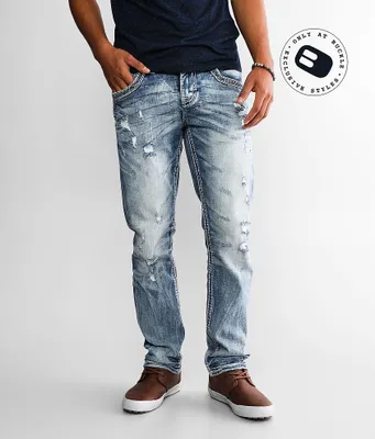 Rock Revival Herb Straight Stretch Jean