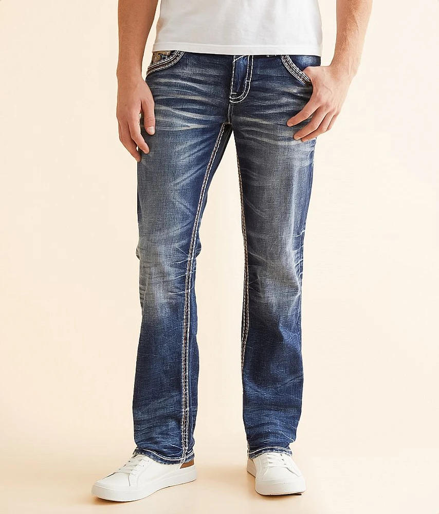 Rock Revival Jim Straight Stretch Jean