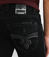 Tan Slim Straight Stretch Jean