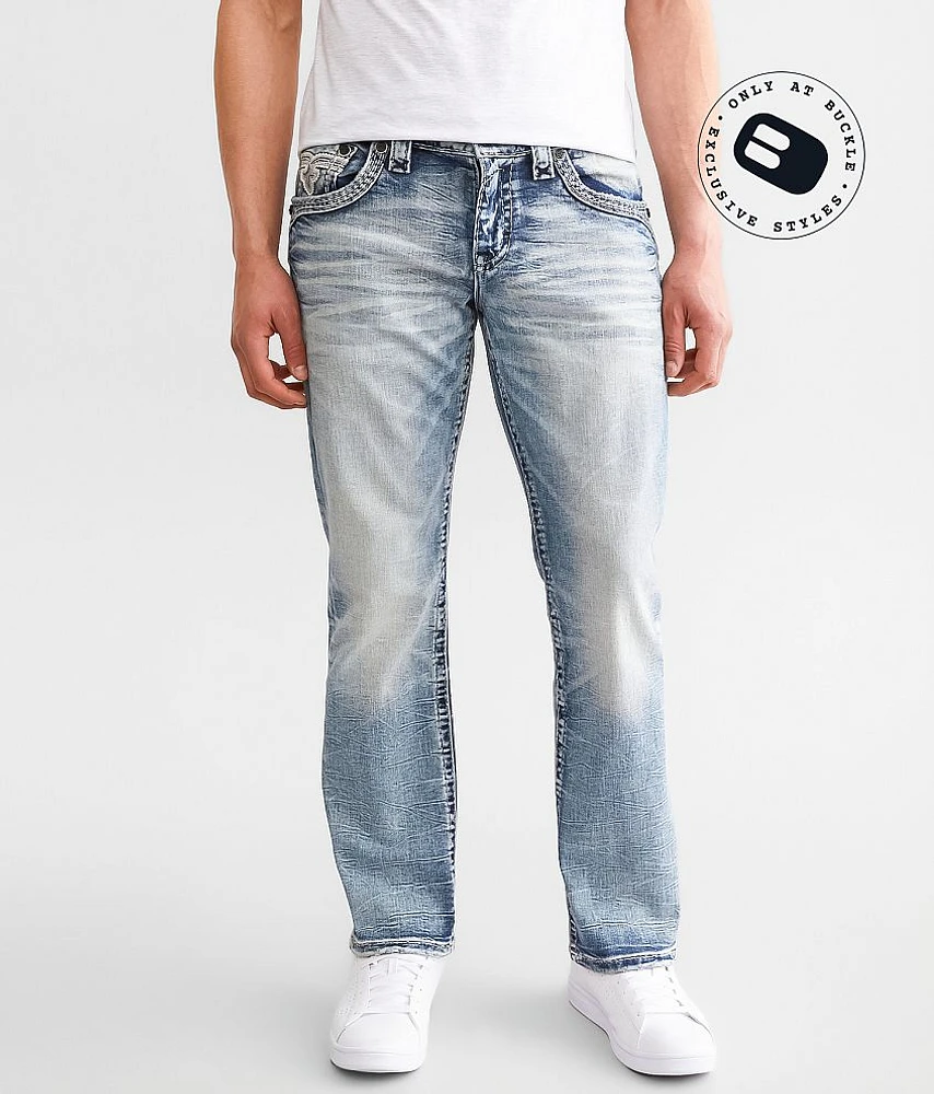 Rock Revival Jain Relaxed Taper Stretch Jean