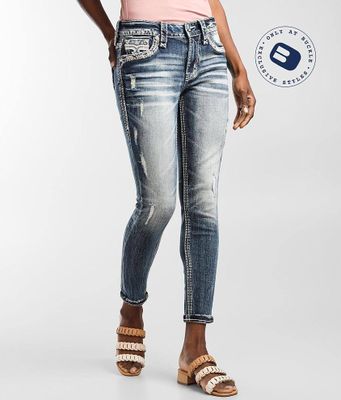 Rock Revival Flan Mid-Rise Ankle Skinny Jean