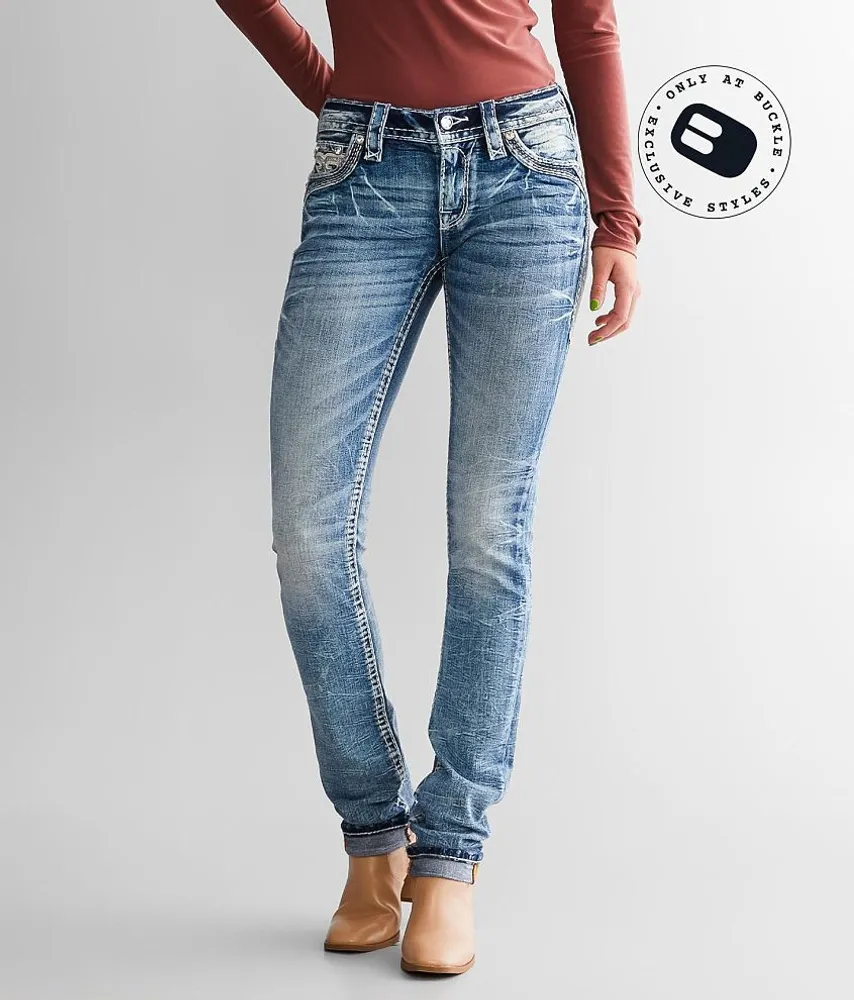 Rock Revival Eilish Low Rise Straight Stretch Jean