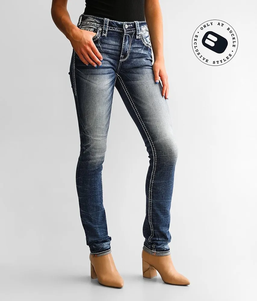 Rock Revival Lisely Mid-Rise Straight Stretch Jean