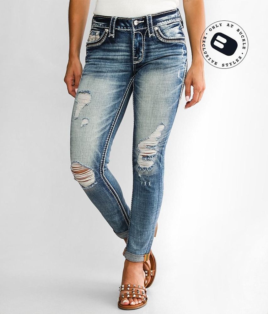 Rock Revival Delu Low Rise Ankle Skinny Jean