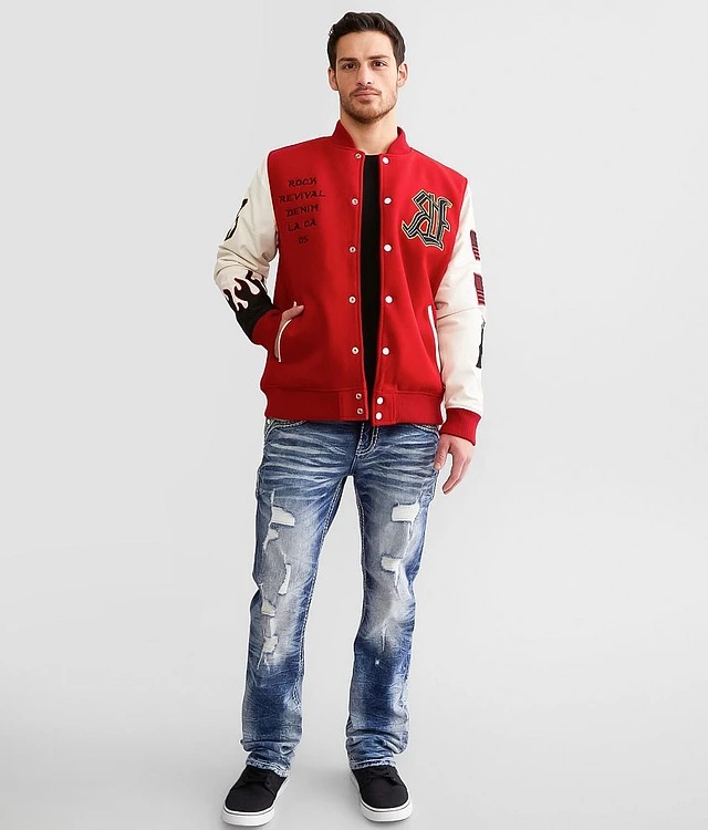 Matching Jacket Rock Revival Mens Jean Jacket Jean Jacket Corduroy