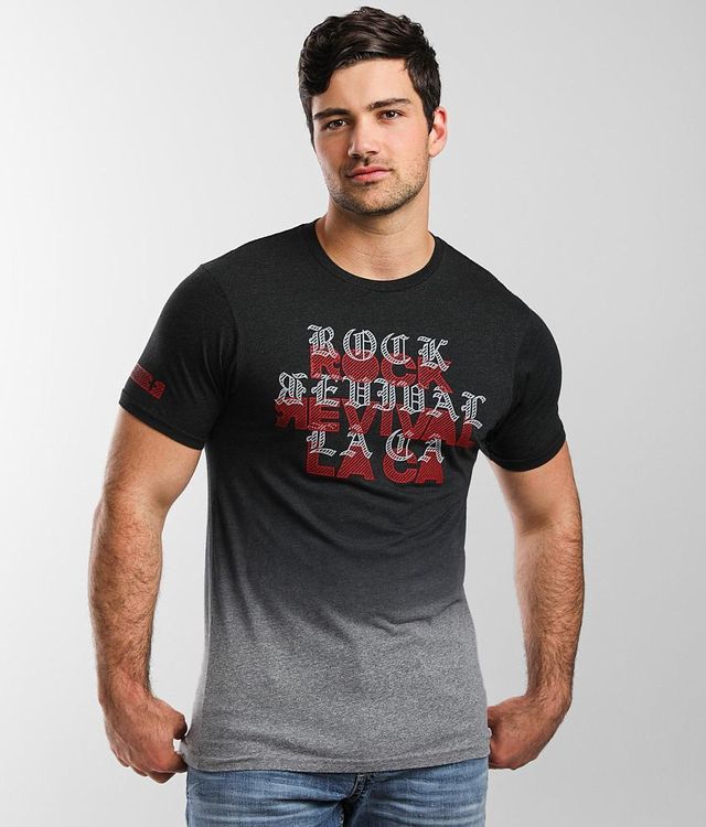 Rock Revival Short-Sleeve Metallic-Trademark T-Shirt