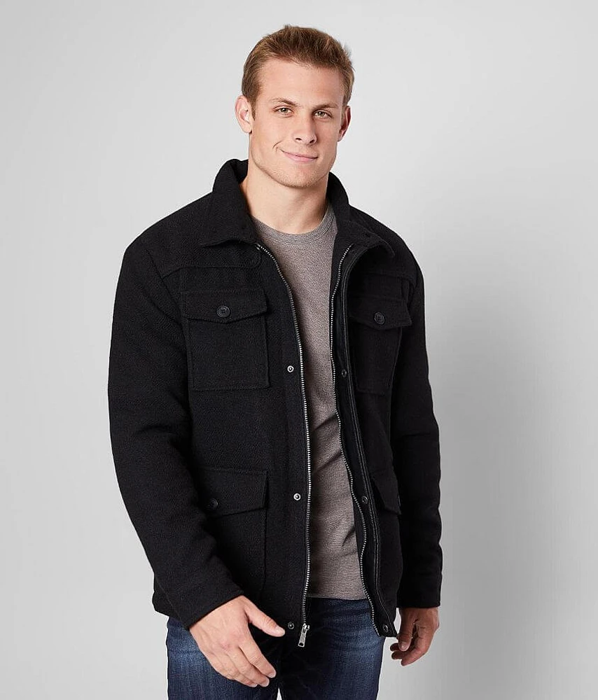 J.B. Holt Textured Wool Blend Jacket