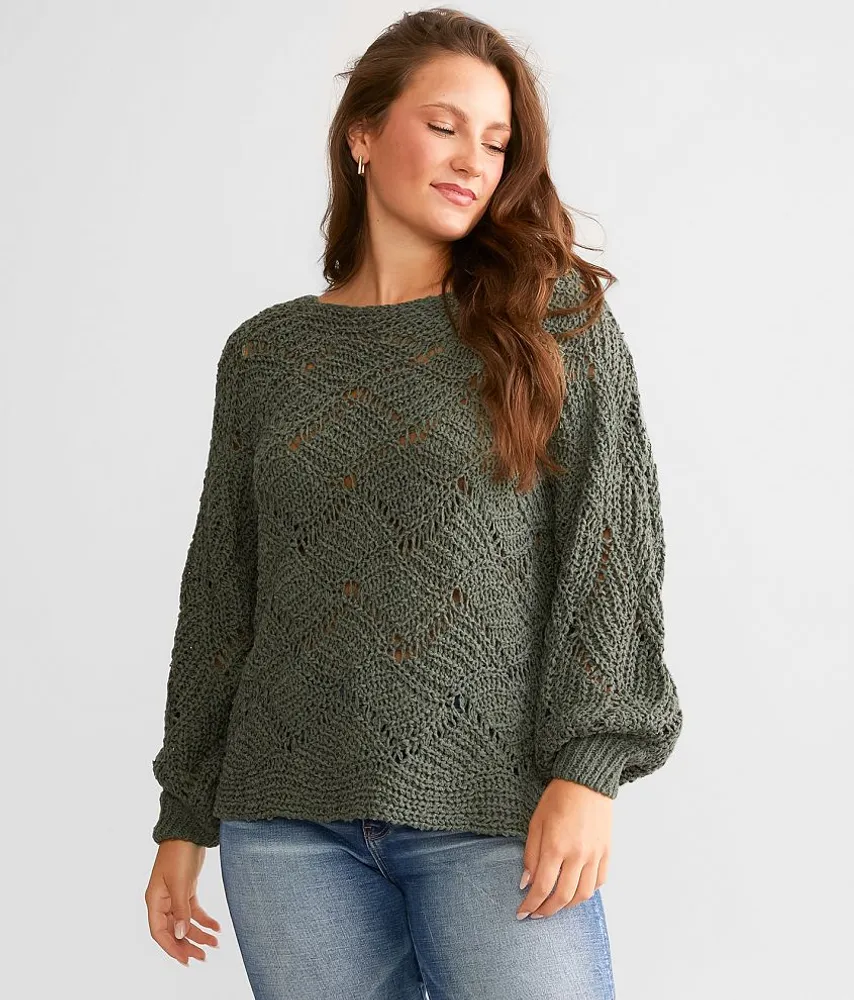 Sadie & Sage Crochet Sweater