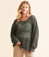 Open Weave Sweater