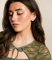 Aubrey Mother Of Pearl Earring