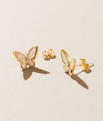 Butterfly Mop Earring