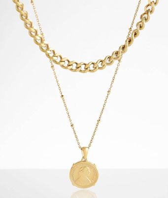 Sahira Jewelry Design Edina Coin Necklace