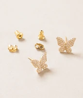 Elsie Pave Butterfly Earring