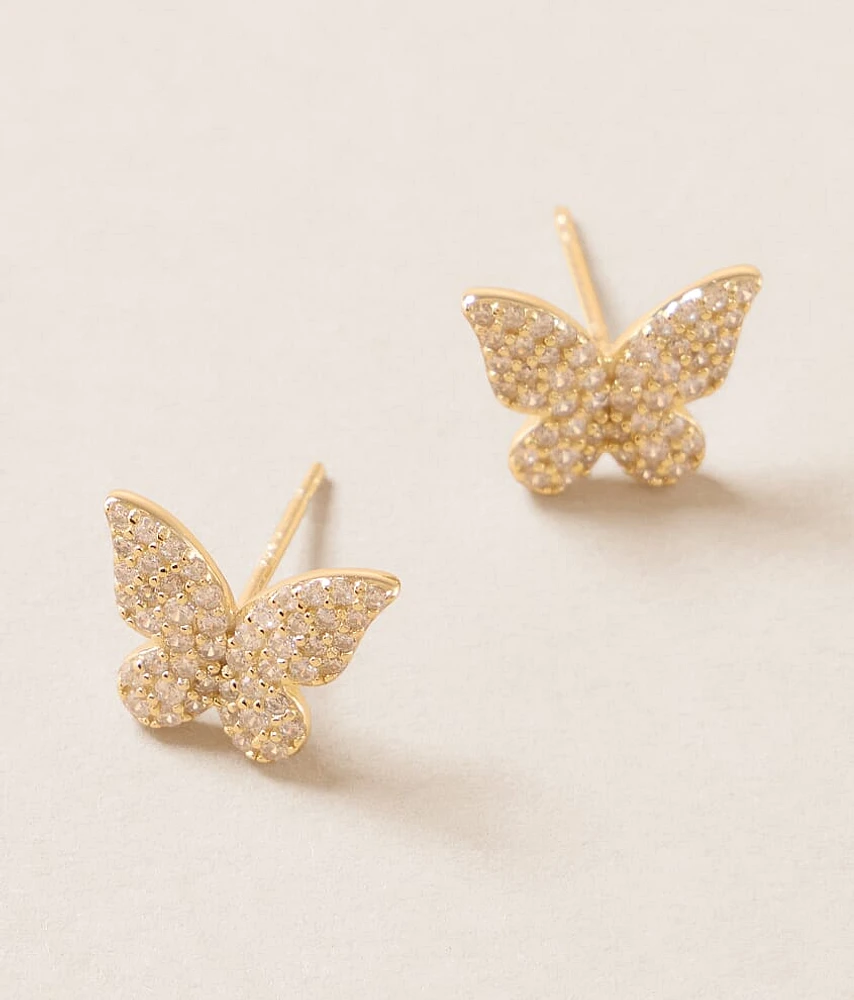 Elsie Pave Butterfly Earring
