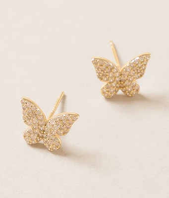 Elsie Pave Butterfly Earring