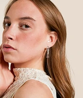 Link Pave Drop Earring