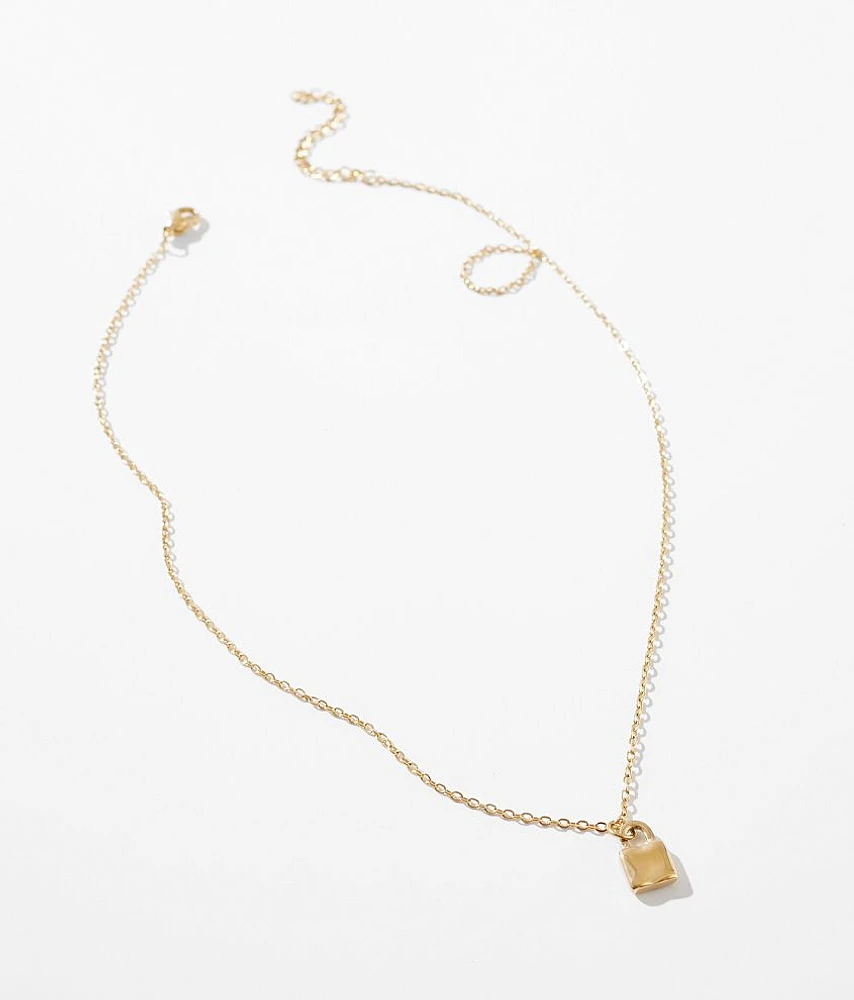 Mini Lock Necklace