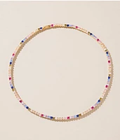 Rainbow Tennis Necklace