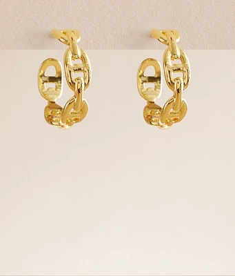 Sahira Jewelry Design Rosie Link Hoop Earring