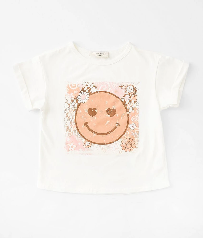Girls - Smiley Collage T-Shirt