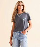 Hooked On Salt Water Cropped T-Shirt