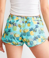 Pineapple Paradise Performance Stretch Short