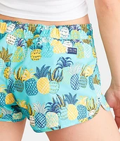 Pineapple Paradise Performance Stretch Short