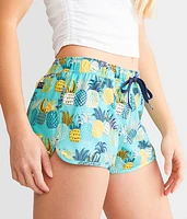 Pineapple Paradise Performance Stretch Short
