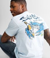 Salt Life Blue Brew Crab T-Shirt