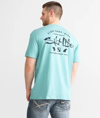 Salt Life Watermans Trifecta Performance T-Shirt