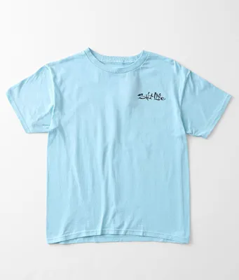 Boys - Salt Life Liquid Depth Badge T-Shirt