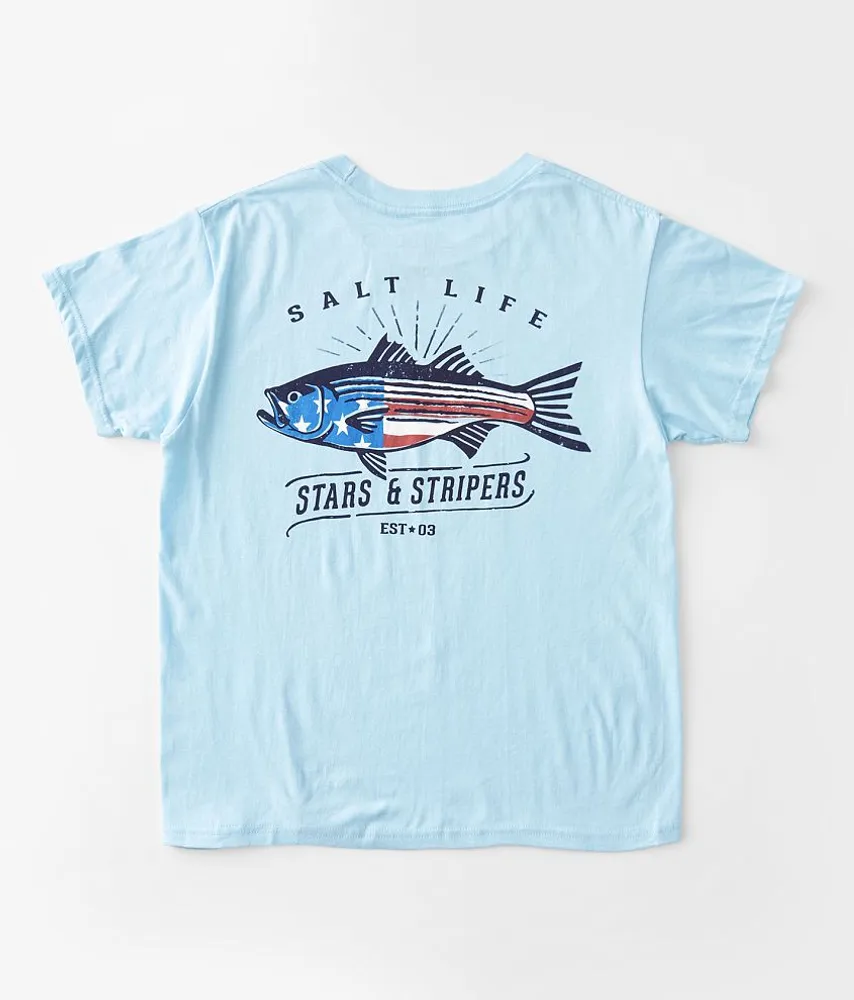 Girls - Salt Life Stars & Stripers T-Shirt