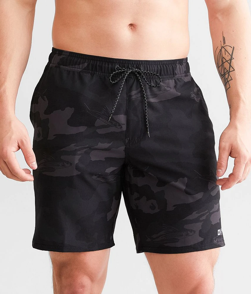 Salty Crew Cabin Cruiser Lowtide Stretch Swim Trunks