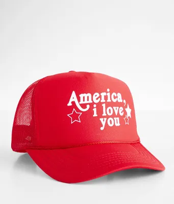 MADLEY. America, I Love You Trucker Hat