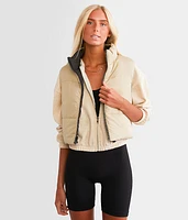 Reversible Cropped Puffer Vest
