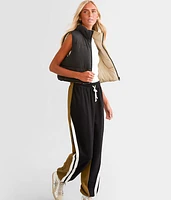 Reversible Cropped Puffer Vest