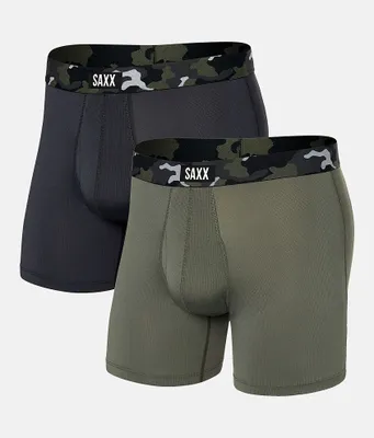 SAXX Sport Mesh Pack Stretch Boxer Briefs
