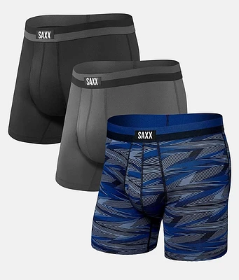 Sport Mesh 3 Pack Stretch Boxer Briefs