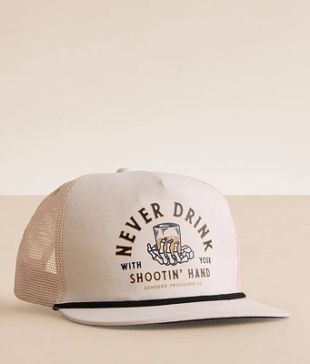 Shootin' Hand Trucker Hat