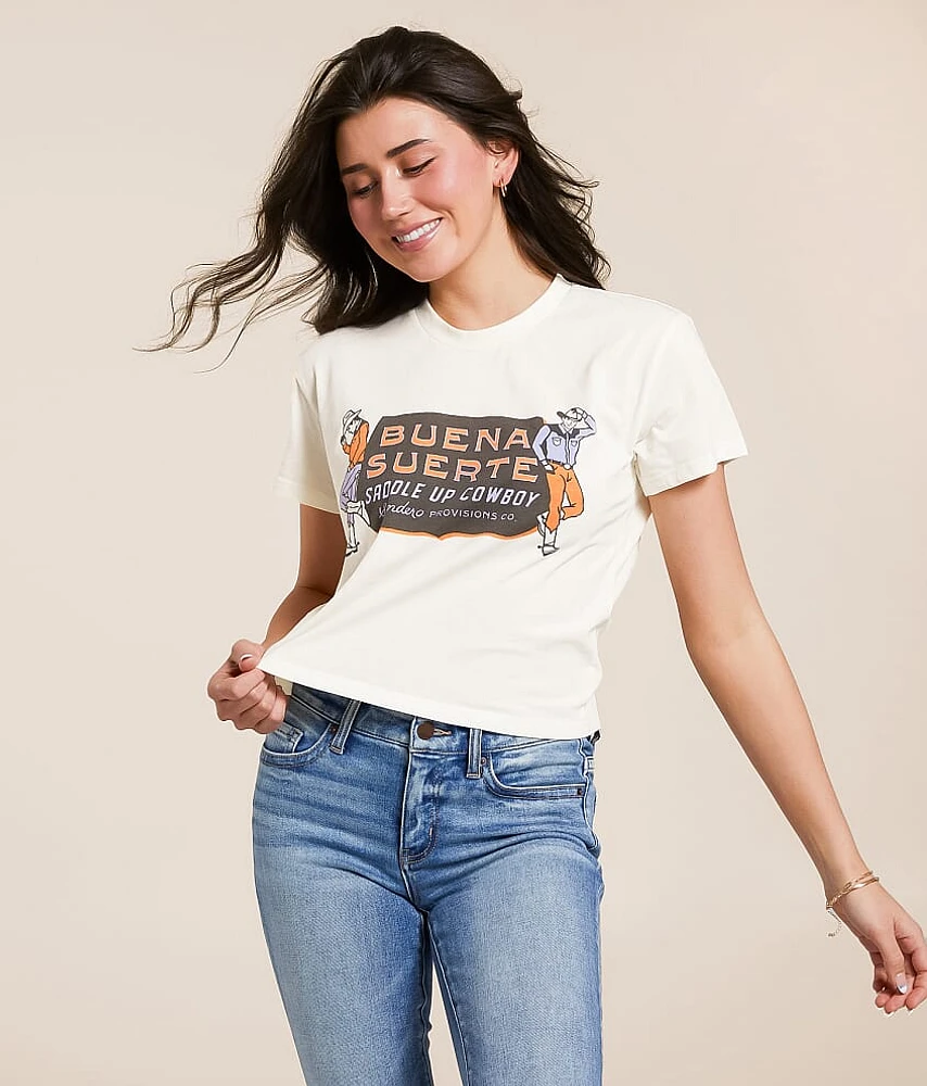 Buena Suerte Cropped T-Shirt