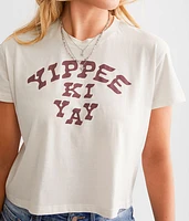 Yippee Ki Yay Cropped T-Shirt