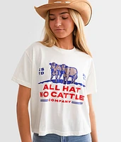 All Hat No Cattle Cropped T-Shirt