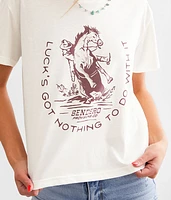 No Luck Cropped T-Shirt