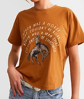 Never Was A Horse Cropped T-Shirt