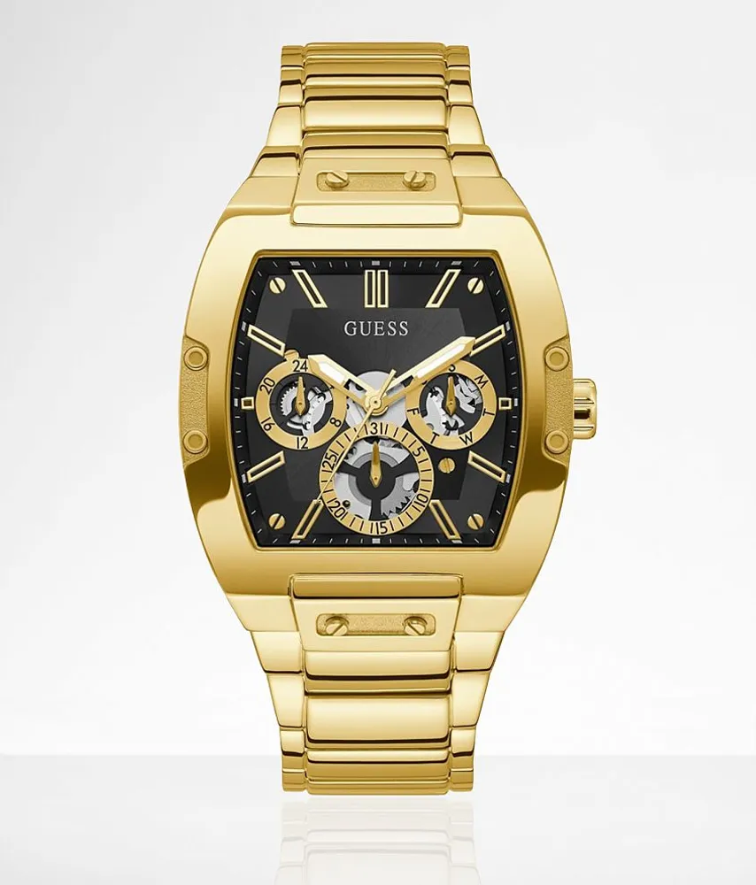 Guess Gold-Tone Multi-Function Watch
