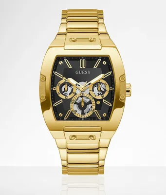 Guess Gold-Tone Multi-Function Watch