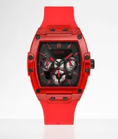 Guess Red Skeleton Watch