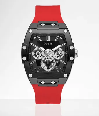 Guess Red Silicone Watch
