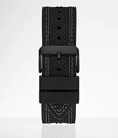 Black Nylon Silicone Flex Watch