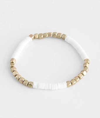 BKE Bead & Disc Bracelet